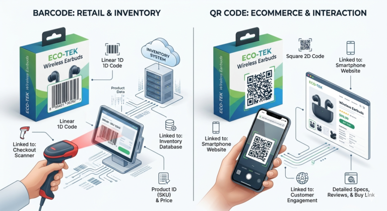 QR Code vs Barcode